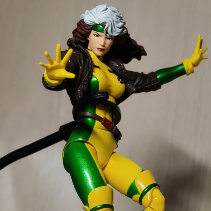 

Medicom Toy Mafex No242 Xmen Rogue Comic Ver 1 12th Scale Action Figure With Extra Heads And Hands Marvel Collection Model Toy
