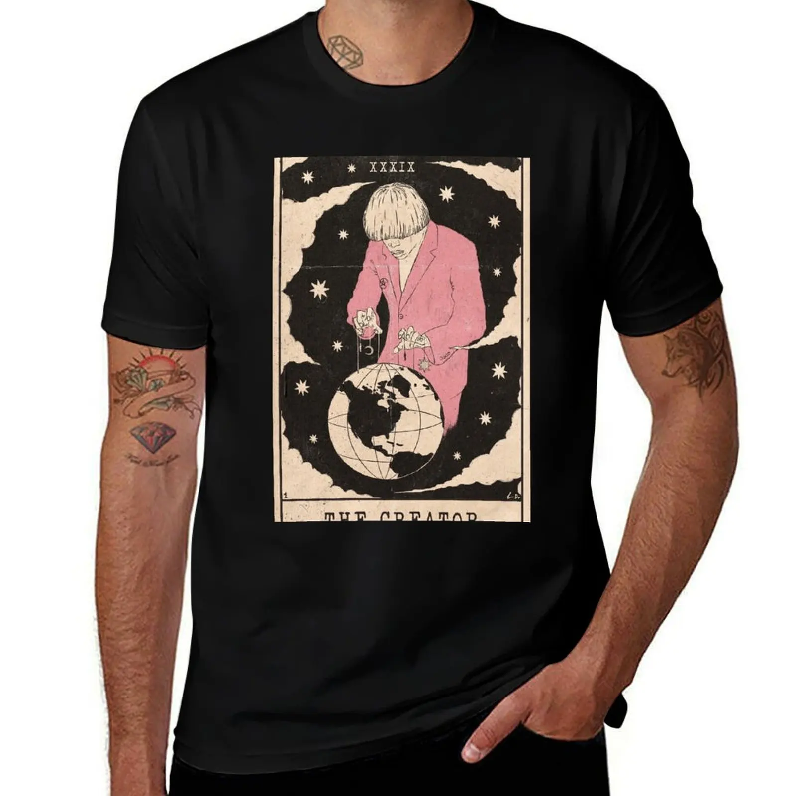 

tyler tarot card T-Shirt customizeds funny meme t-shirts essential t shirt shirts graphic T-shirt men