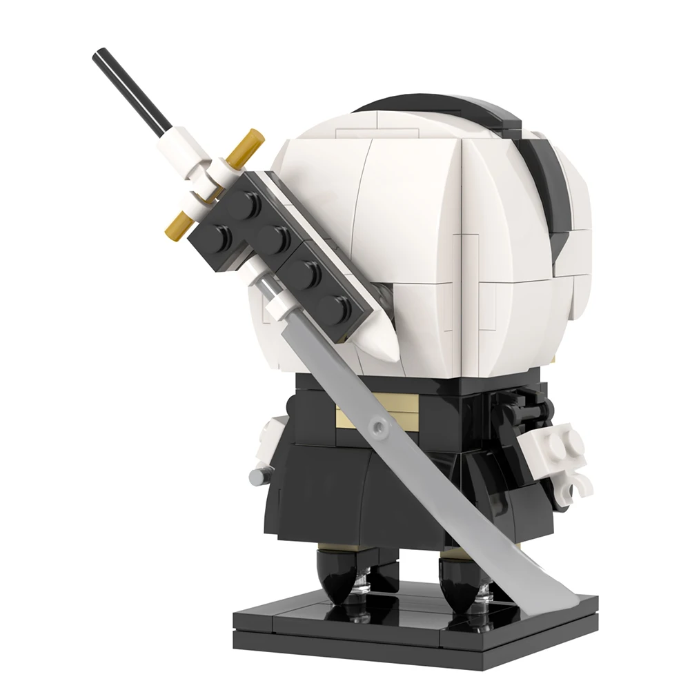 MOOXI NieR:Automata YoRHa No.2 Type B 192Pcs MOC Brick Anime BrickHeaded Game Building Block Kids Toys For Children Gift MOC7115