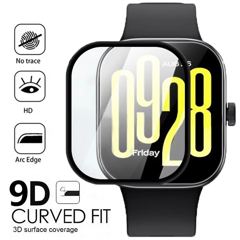 3D Curved Film For Redmi Watch 5 Active Protective Cover Screen Protector For Xiaomi Redmi Watch 5 Lite Accessories Not Glass