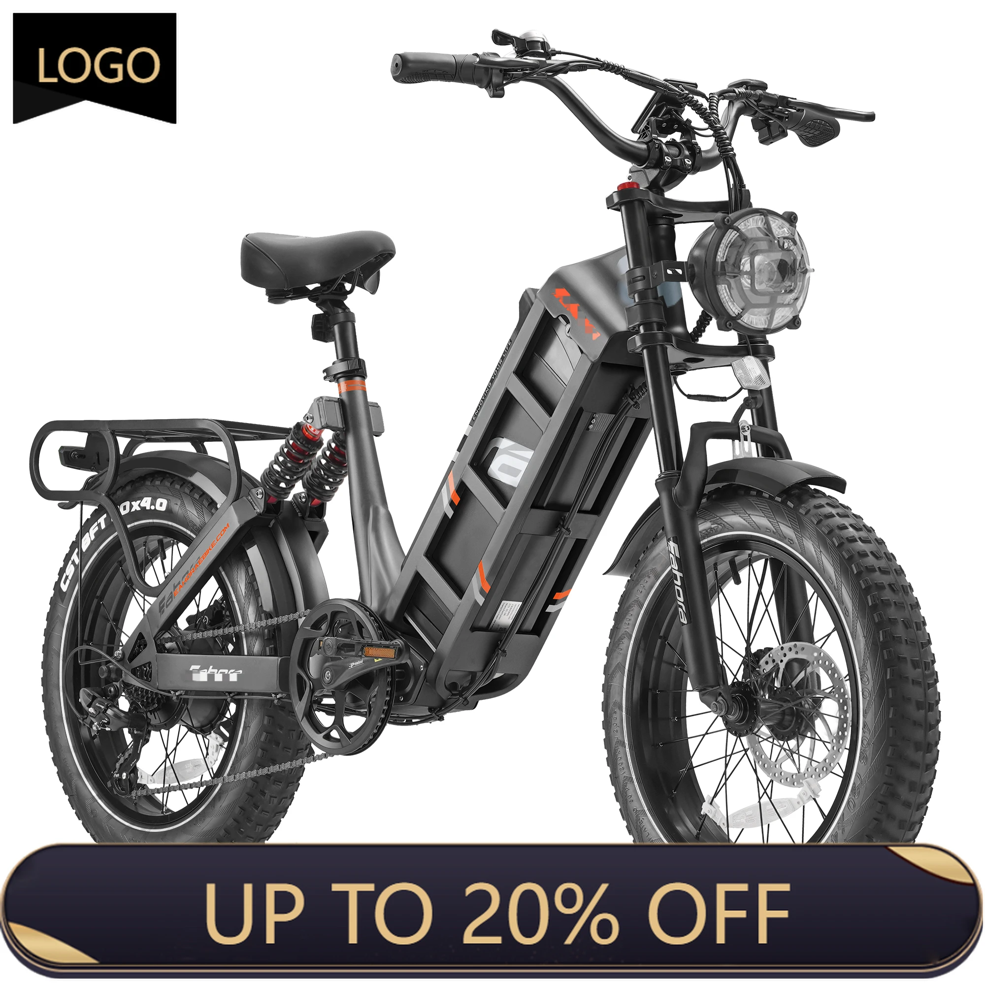 WWQ European Union Warehouse Juliet Eahora Custom Motor Power 52v 60ah Fat Tire Ebike Urban Road Goods Electric Bike Hybrid Elec
