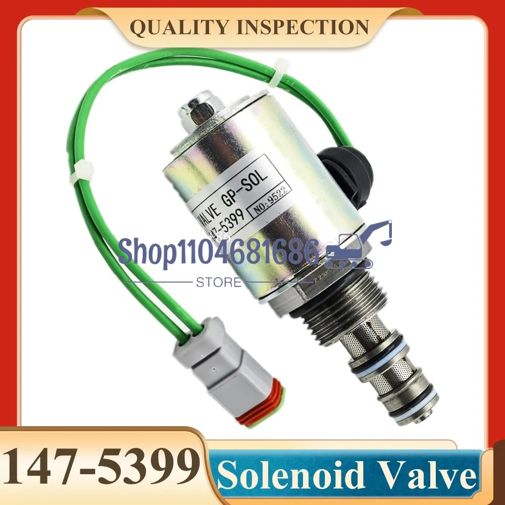 24V 147-5399 Solenoid Valve 1475399 For Wheel Loader 824G 825G 826G 950F 960F 966F