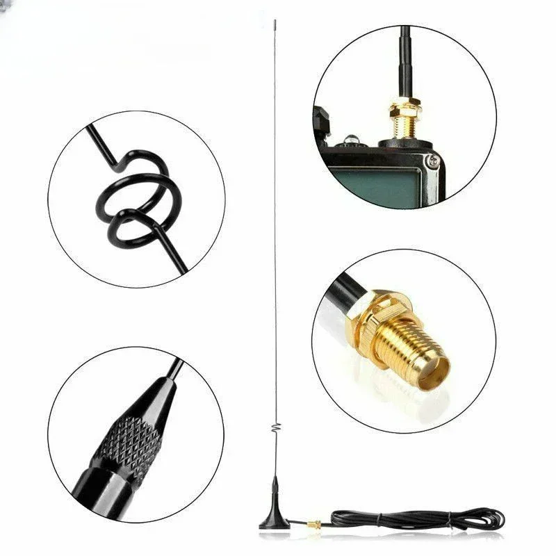 NAGOYA-antena UT-108UV de doble banda UHF VHF, accesorio de walkie-talkie para BF-888S, UV-5R, TYT, WOUXUN, HYT, móvil, 144MHz/430MHz