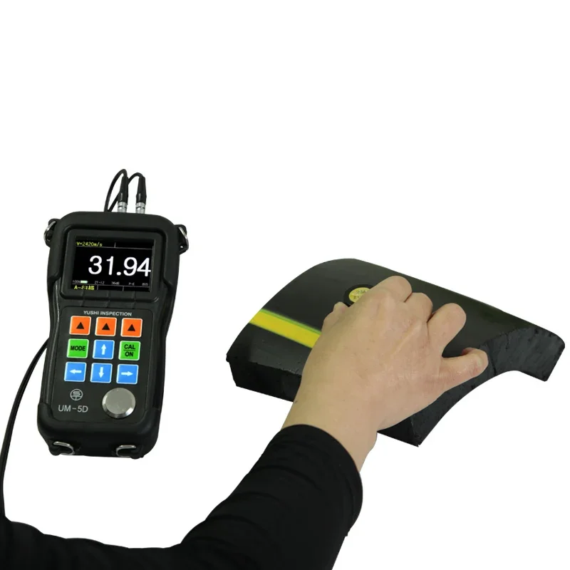 Ultrasonic Thickness Measurement Device AB Scan Aluminum Sheet Metal Thickness Gauge