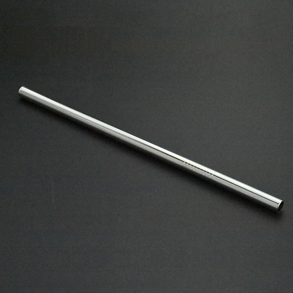 

4pcs Stainless Steel Drinking Reusable Metal Straws Bpa Free Dishwasher Safe 8.46 Inch Long Smoothie Straws For Coffee Cocktails
