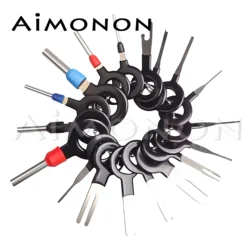 Car Terminal Removal Repair Tools 3/8/11/18/36 Pcs Electrical Wiring Crimp Connector Pin Extractor Keys Automotive Plug Pullers