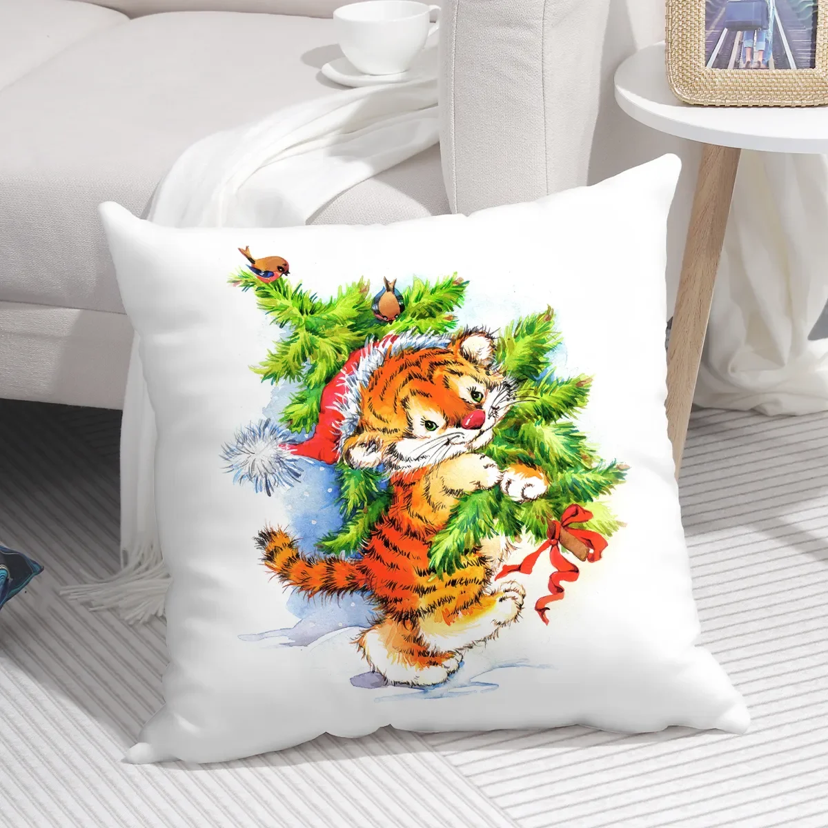 

Cartoon Animals Pillowcase Cushion Cover Cute Living Room Decoration Body Pillow Cover