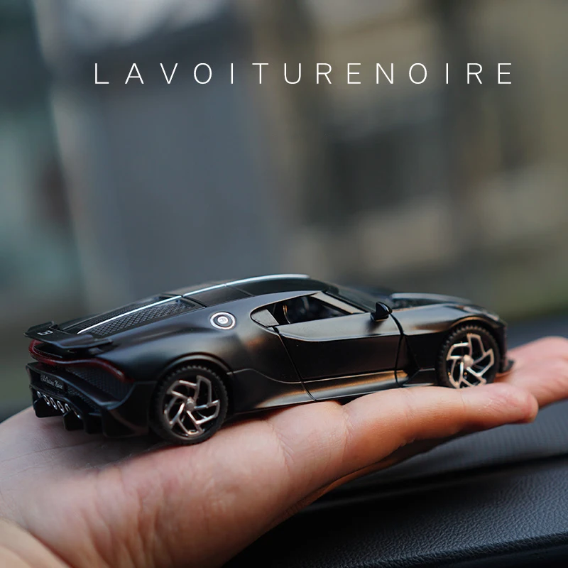 Модель автомобиля Bugatti La Voiture черного дракона, 1:32, игрушечная машинка из сплава, Литые и игрушечные автомобили, модель автомобиля, игрушки