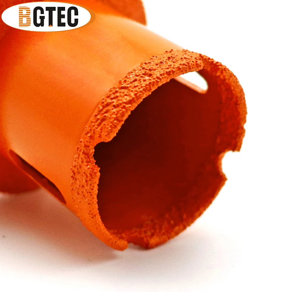 BGTEC 1pc Diamond Dill Core Bits Triangle Shank Water Basin Sink Hole Opener Marble Granite Drilling Crowns Hole Saw Porcelain