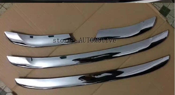 Chrome Front Grill Around Trim 4pcs for Hyundai Santa Fe 2010 2011 2012