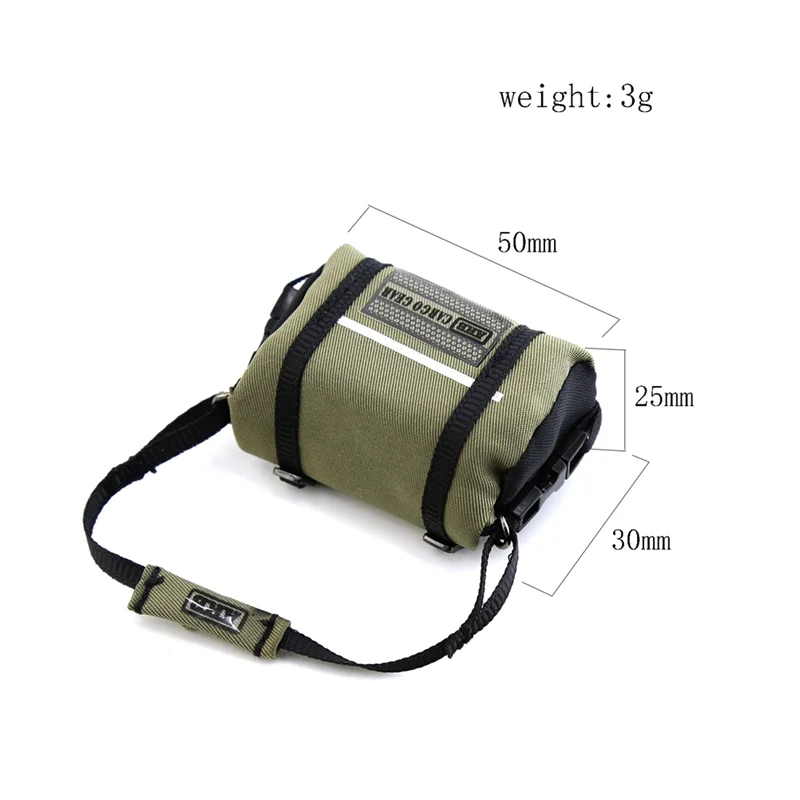 

Simulation Storage Bag Roof Bag for TRX4M Axial RC Crawler Car,Green