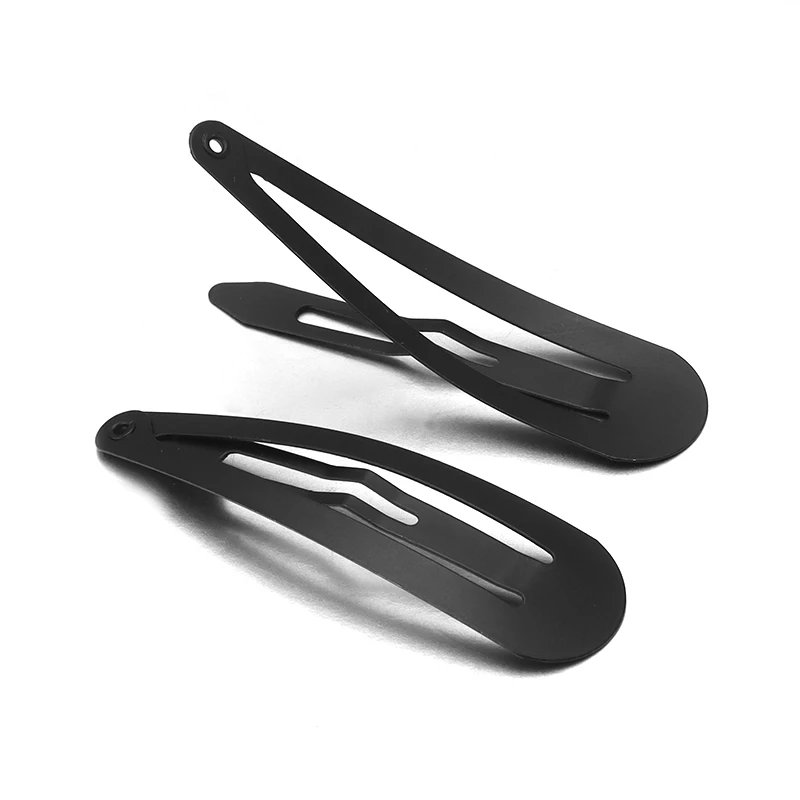 50 stks/partij Metalen Haar Clips 30/40/50/60/70/80mm Water Drop BB Haar Clips Haarspelden Haarspeldjes Voor DIY Mode Haaraccessoires