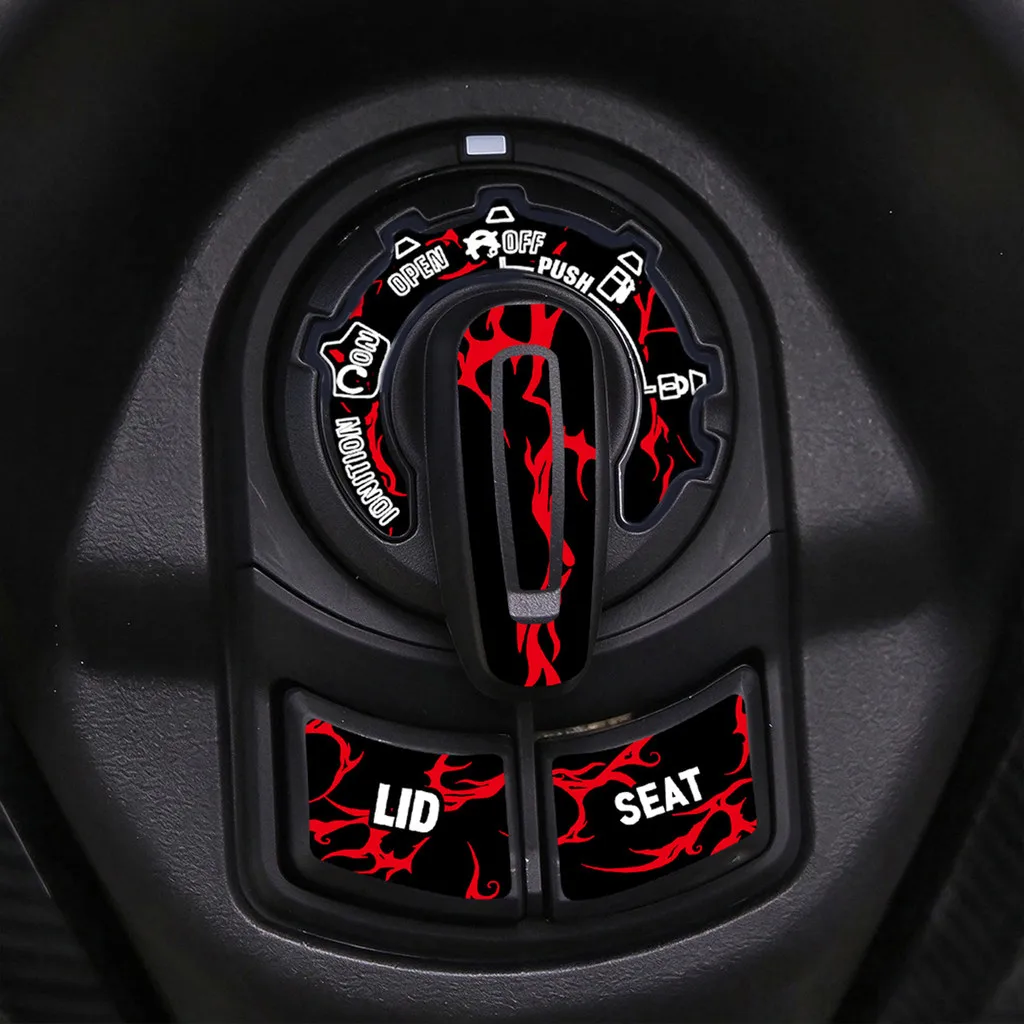 For 2025 2026 XMAX 300 XMAX300 Motorcycle Ignition Engine Start Cover Stickers Moto Key Hole Decorative Vinyl Decals Accessories