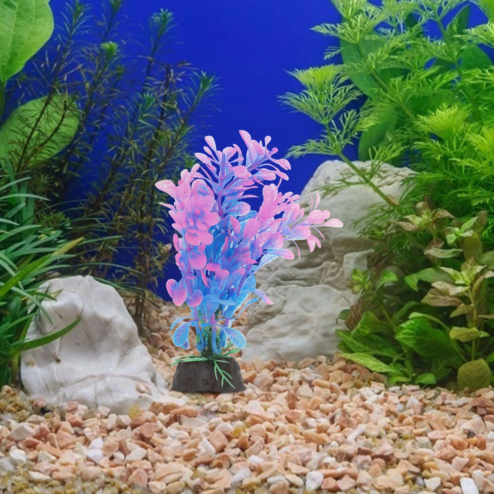 6 Pcs Artificial Water Plants Small Aquarium Decor Fish Tank for Decorations Floating