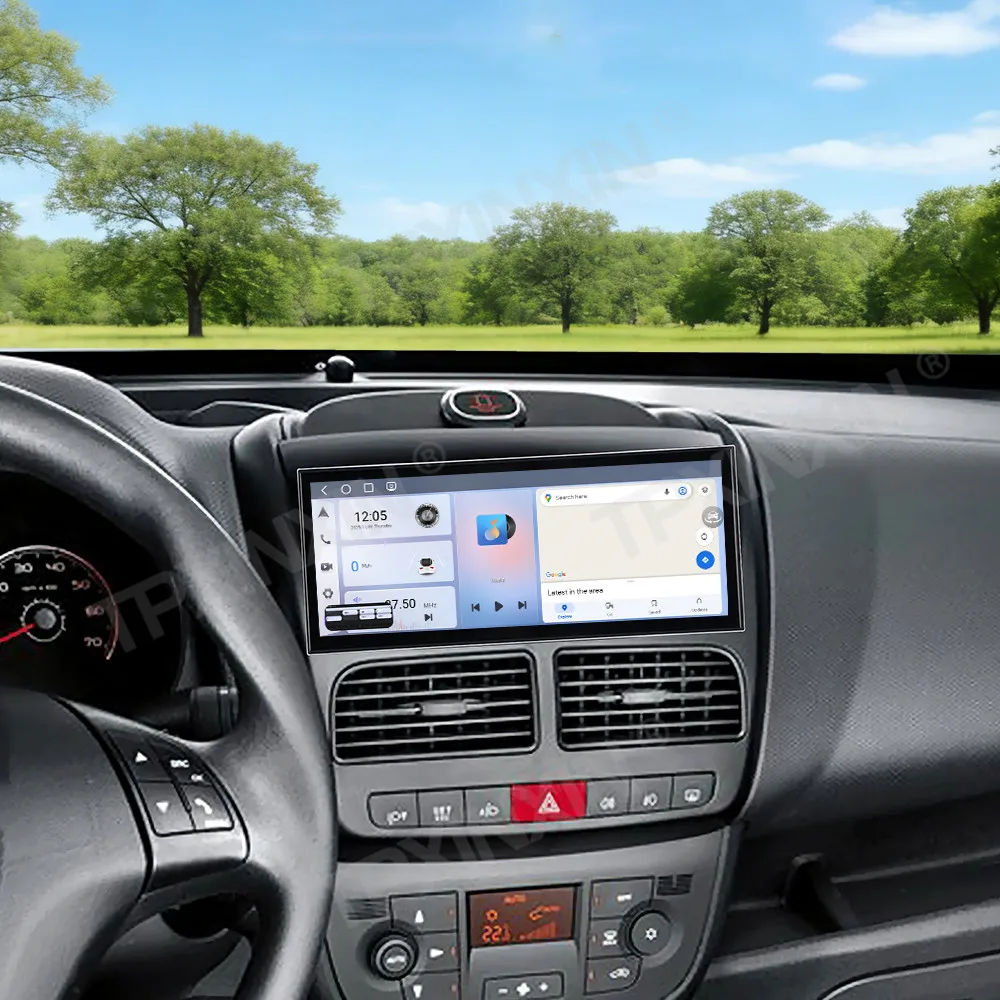 15.8 Inch 4K HD Screen Android 15 For Fiat DOBLO 2010-2015 Auto Car Radio Carplay Multimedia Player GPS Navigation Head Unit