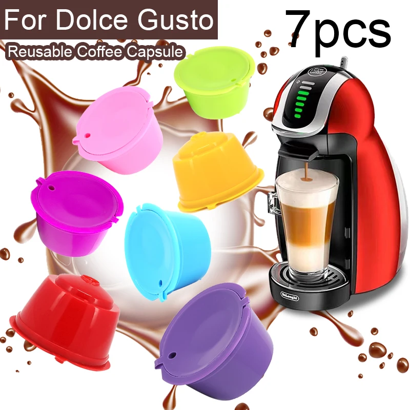 Reusable Coffee Capsule Filter Cup: Refillable, Eco-Friendly, And Perfect For Nescafe Dolce Gusto Lovers-Style