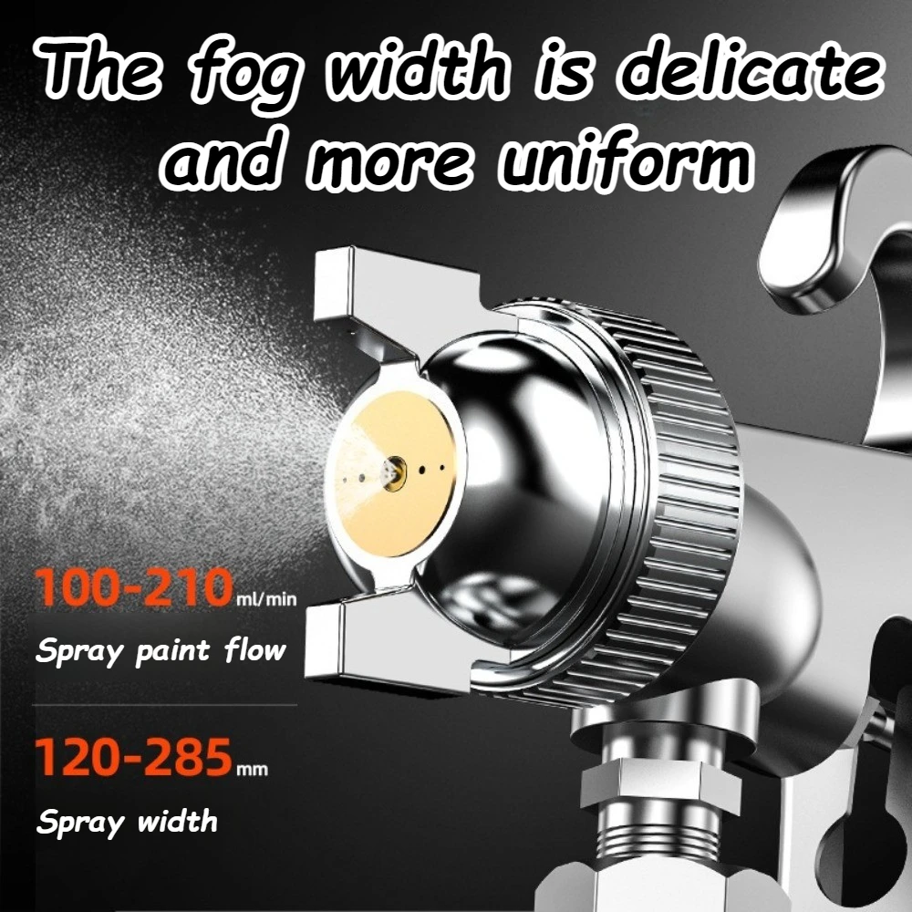 ปืนพ่นสีขนาดเล็ก ปืนพ่นสีแบบพกพาที่มีการฉีดพ่นสูง ออกแบบมาเป็นพิเศษสำหรับสีลาเท็กซ์ ชุดเครื่องมืออเนกประสงค์