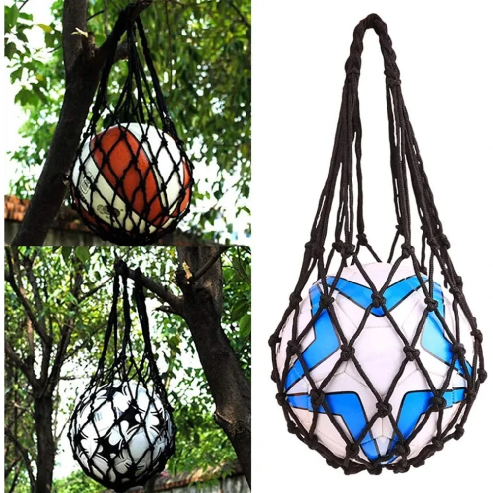 

1Pcs basketball Net Bag Storage Bag Sport Equipment Single ball carrier Portable Equipment Outdoor Sports Football VolleyballBag