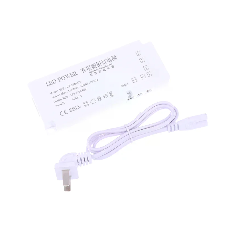 

Блок питания для светодиодной ленты 12В/24В, 24/36/48/60/100/150Вт, трансформатор, источник постоянного напряжения для светодиодной ленты, 1 шт.