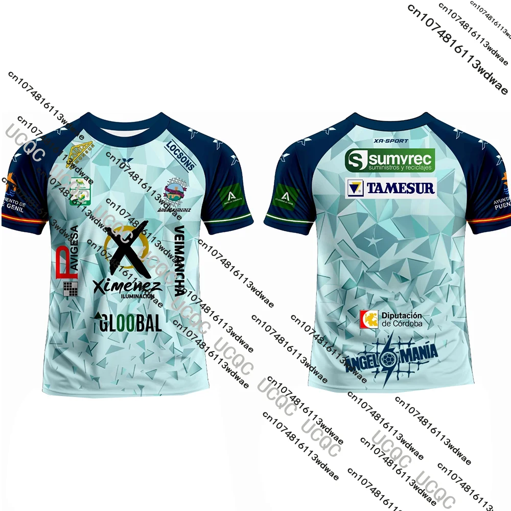 

The Latest CAJASOL ÁNGEL 26/25 Spain Handball Jersey 3D Print Sports Casual T-Shirt Breathable Mens Boys Handball Training Tops