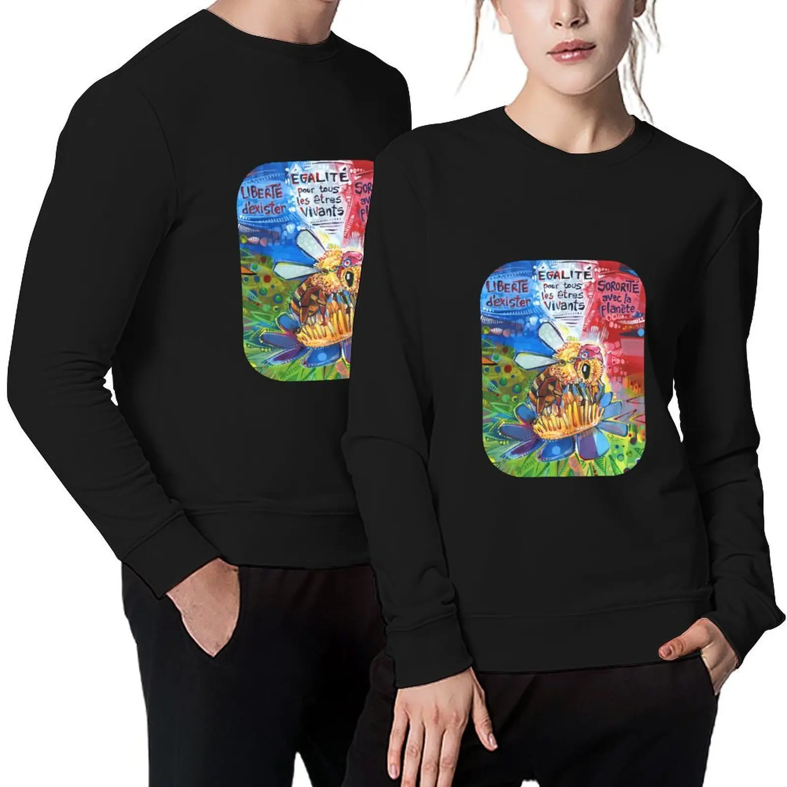 

Liberté, égalité, Sororité (Bee Marianne Painting) - 2024 Pullover men's coat men clothing autumn new hoodies and sweatshirts