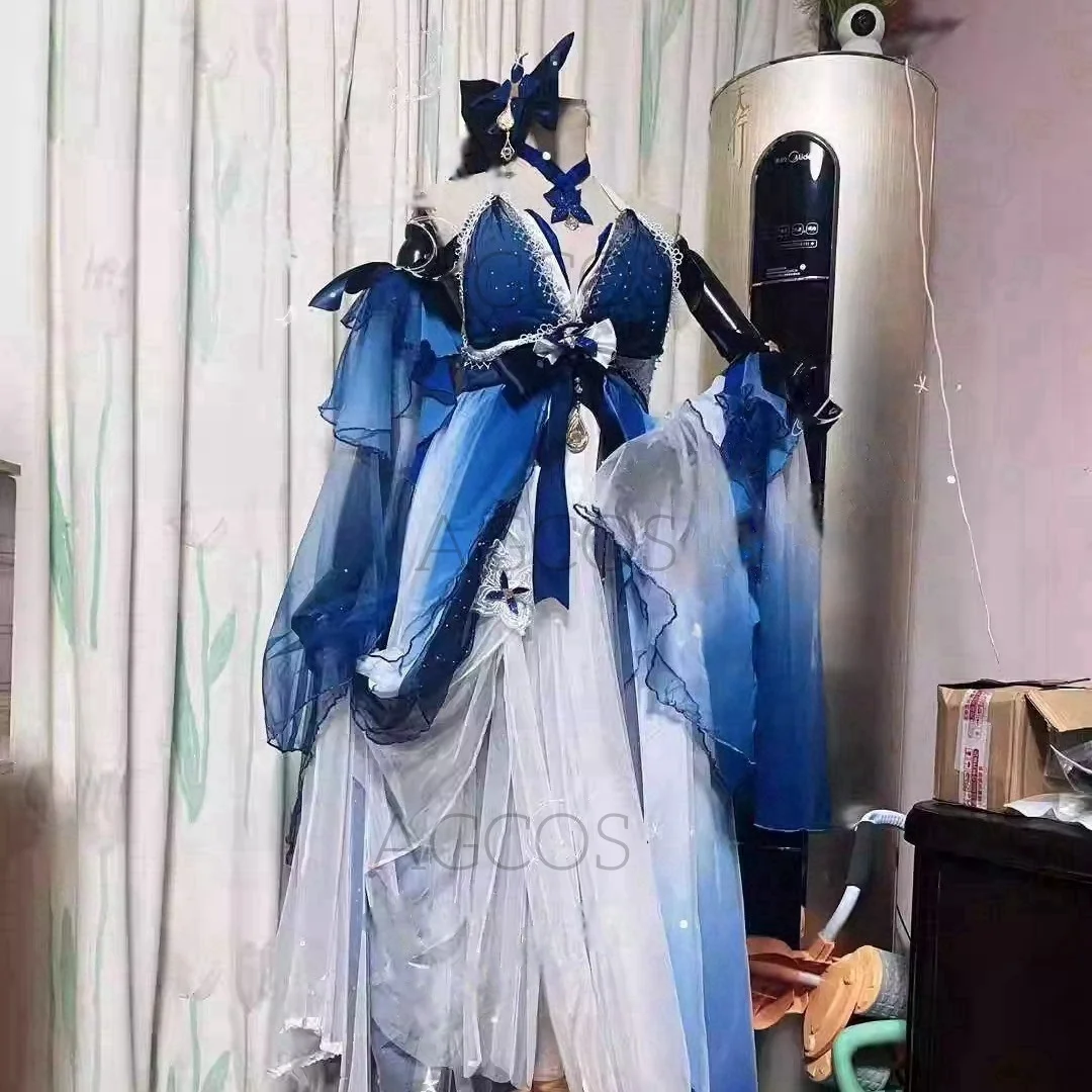 AGCOS Customized Shinano Cosplay Azur Lane Shinano Cosplay Costume Christmas Dresses Uniforms Custom Size Cosplay