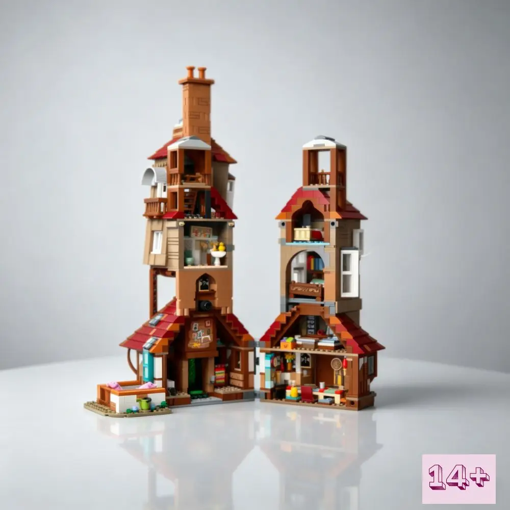 

In stock Hot New Burrow Collectors' Edition Building Blocks Bricks Model Toy 76437 Christmas Birthday Gifts