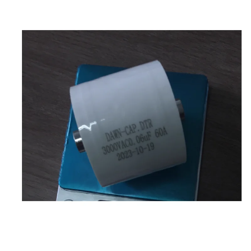 DTR high-frequency capacitor 3000VAC 60NF 0.06UF 6000VDC high-voltage resonant capacitor 60A accessories