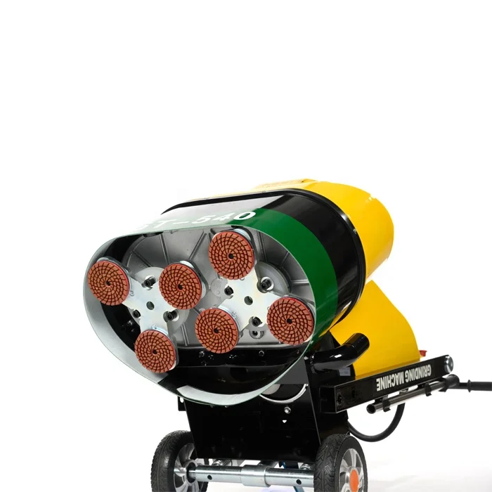 6 Heads Concrete 6t-540 Floor Grinder Floor Polisher Machine With Two Disc