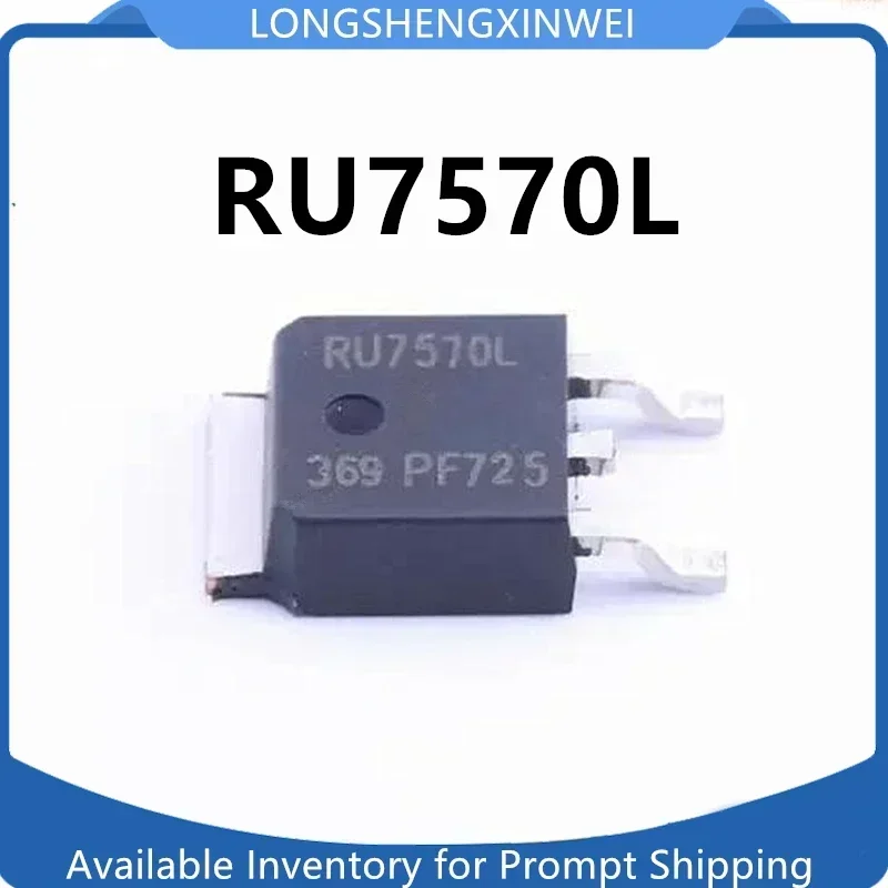 1PCS  RU7570L TO-252 N-channel 75V 70A MOSFET IC Chip New Original in Stock