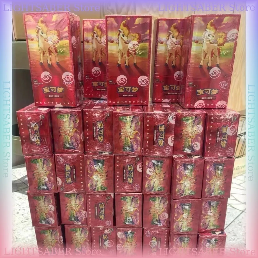 Original Pokemon-Karten PTCG Foil Zhu&Purple Vereinfachtes Chinesisch Gem Bag VOL.4 Booster Foil Pack Originalbox Geschenk