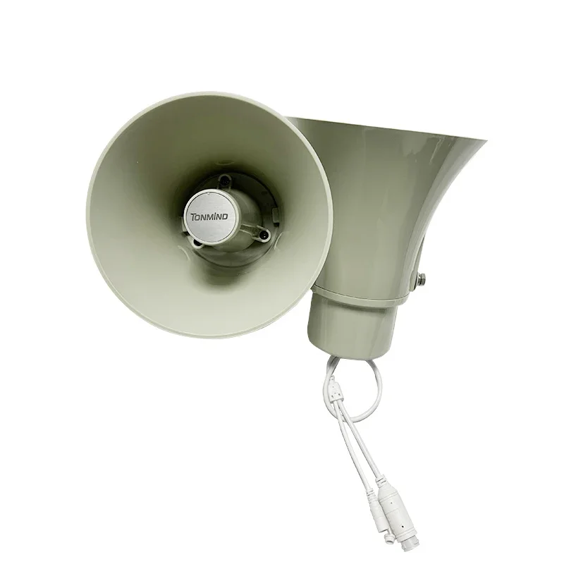 New Tonmind SIP-S22 IP Horn 15W SIP Speaker IP67 ABS Built-in 15W PA System Speakers Audio System Sound