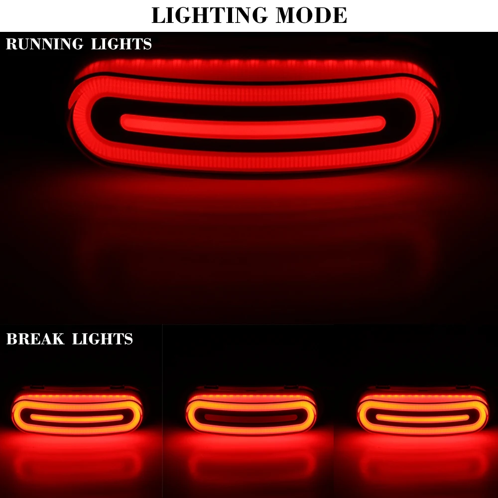 

CM500 KEMiMOTO LED Tail Lights for Honda Rebel CM300 CMX300 2017-2024 Motorcycle Smoked Lens Lamp Break Stop Taillights ‎IP67