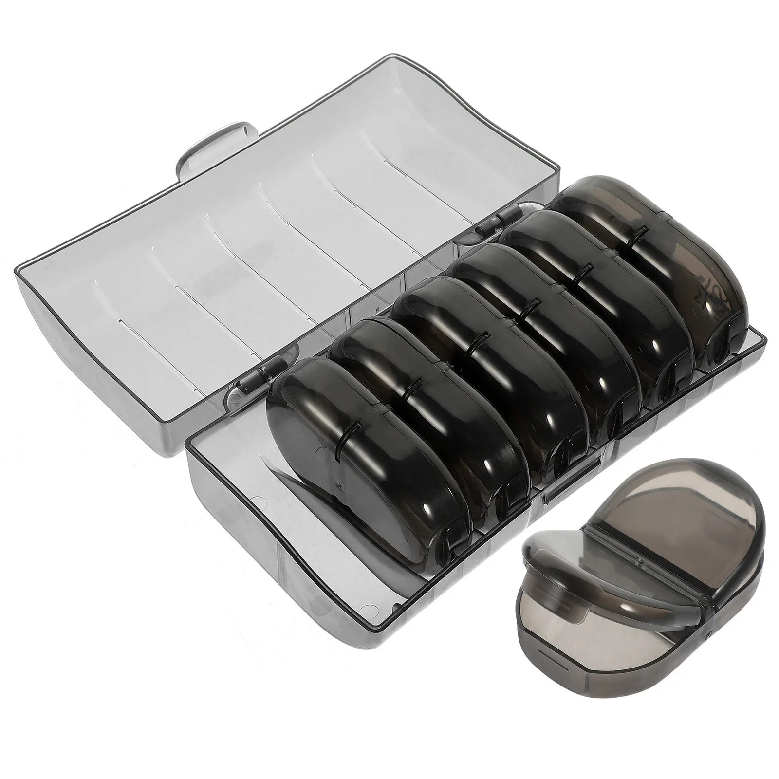 Compact Portable Pill Dispenser Weekly Medicine Organizer Travel-Friendly Wear-Resistant Plastic Medicine Storage Container