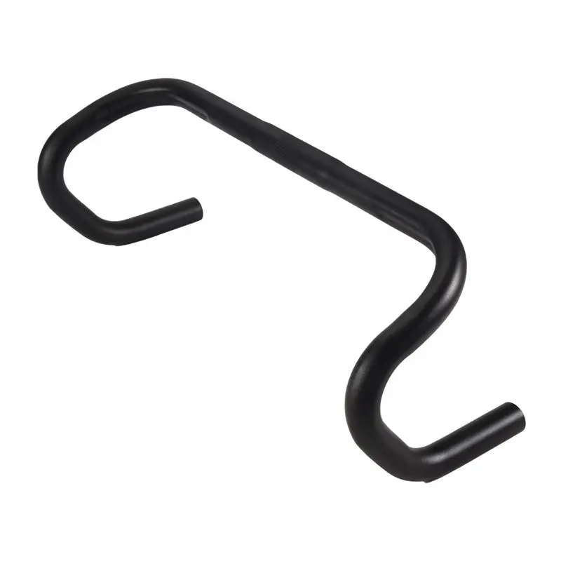

ABKV-Road Bike Bent Handlebar Aluminum Alloy Bike Rest Handlebar 25.4X420mm Road Bike Handlebar