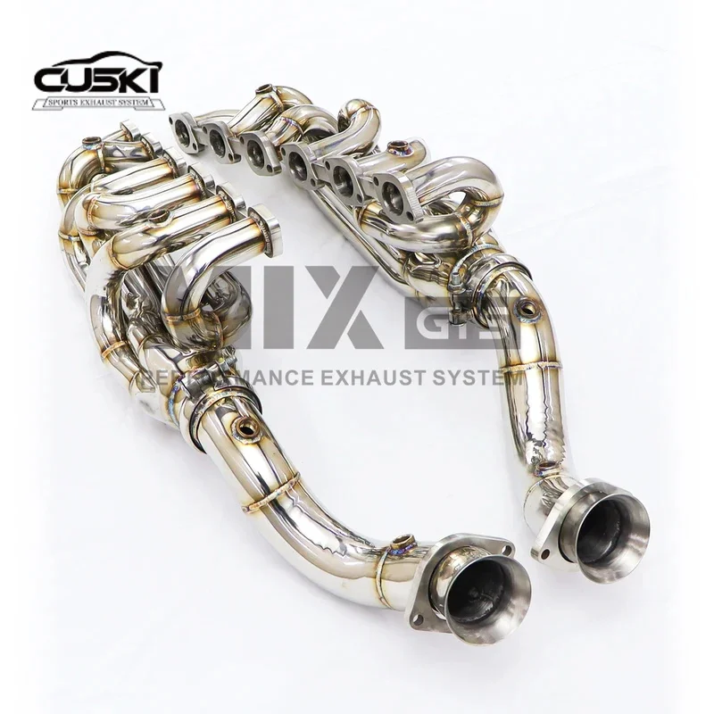 Exhaust Manifolds for 2006-2008 Ferrari 599, 6.0T Stainless Steel High Flow Pipes Racing Performance Exhaust Headers