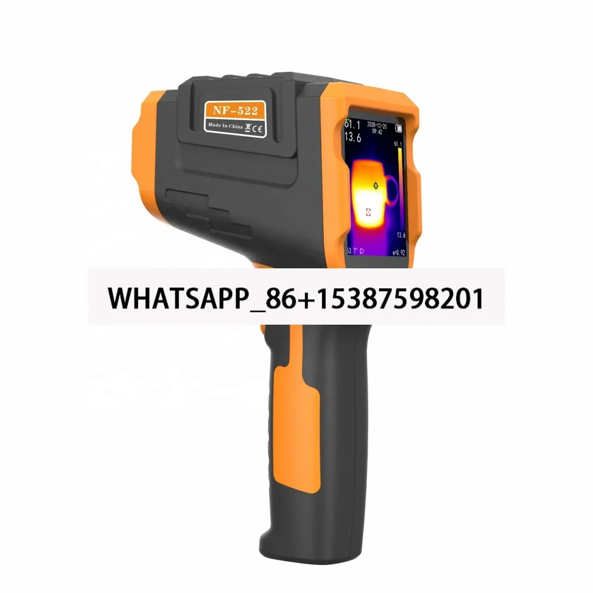 Noyafa high resolution handheld infrared thermal imager accurately tests multi-point hot and cold positioning of the popular NF