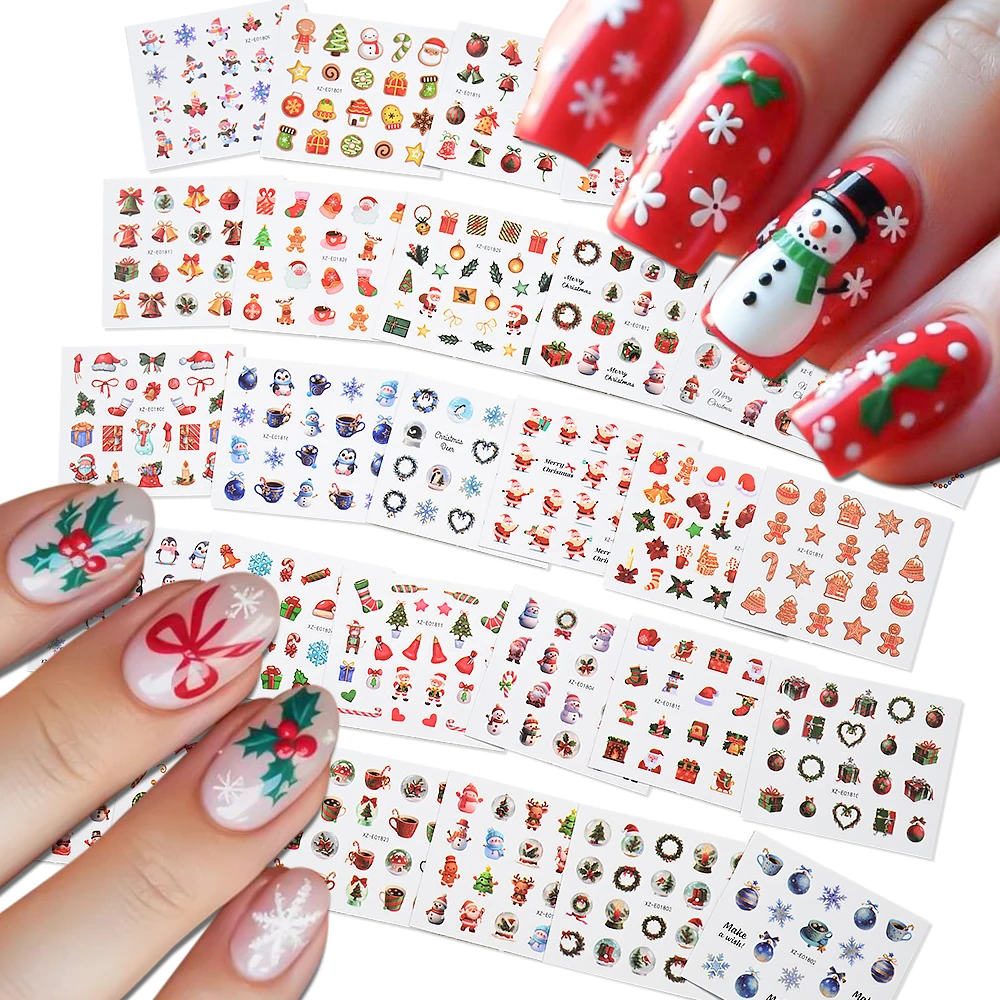 30 autocollants 3D pour ongles - Nail Art Xmas Tree avis et prix