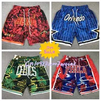 NBA Basketball Shorts 3d Printing Loose and Comfortable Sweat-absorbing Quick-drying Casual Vacation Shorts 2025 New