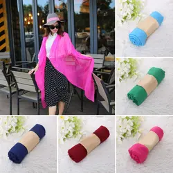 Summer Beach Scarves Neck Bandana Scarf Shawls Wrap Hijab Pashmina