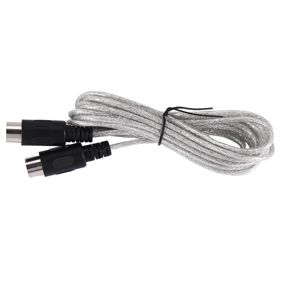 Konektor Kabel Ekstensi Instrumen Musik 5-Pin DIN Jantan Ke Jantan Midi 9,8 Kaki-ABJQ