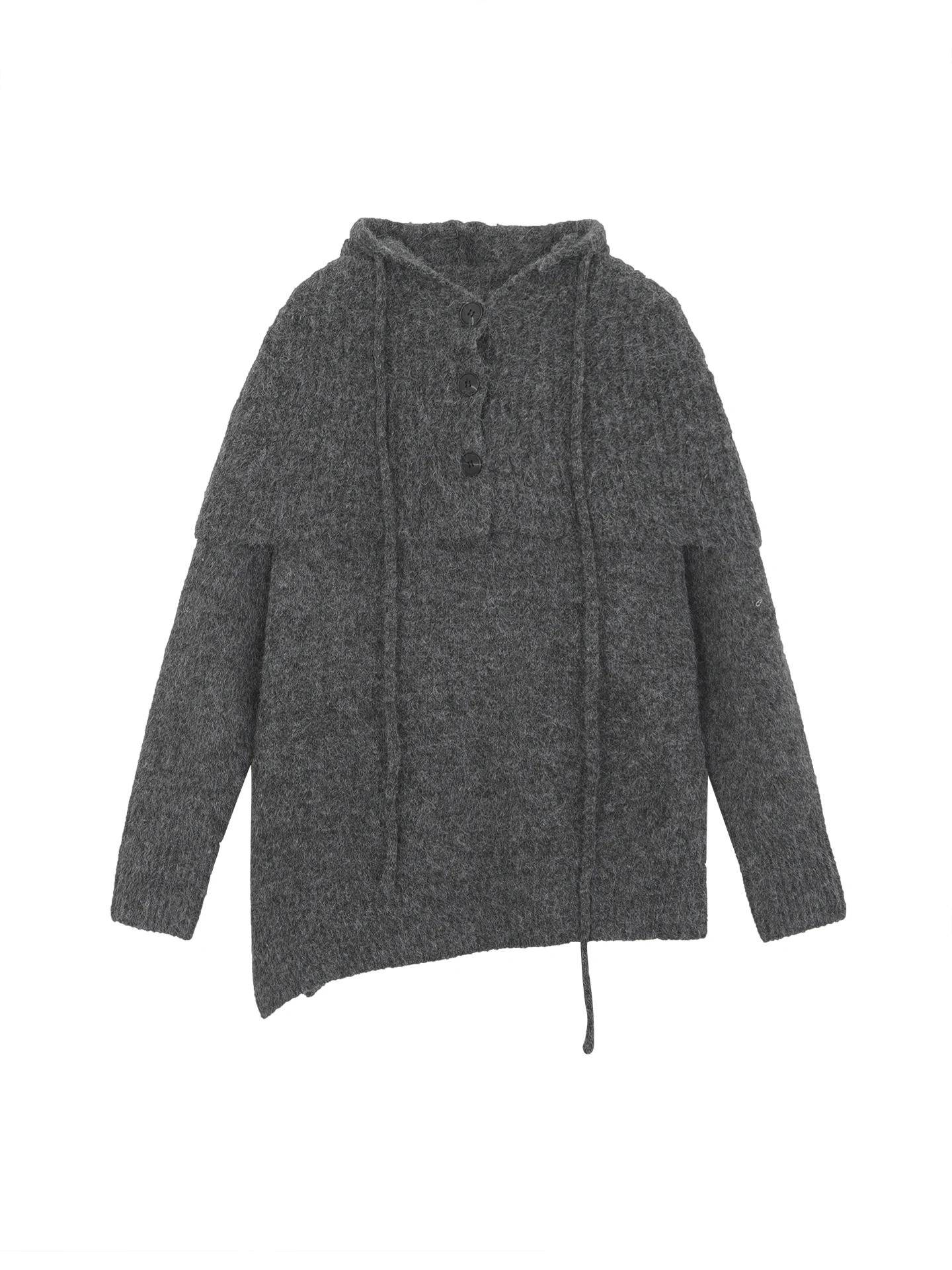 

ay Knitted Open Cardigan Women's Autumn Winter New Sle Lazy Faion Mid-Length Sweater Jaet G Sle Commute Simple St...