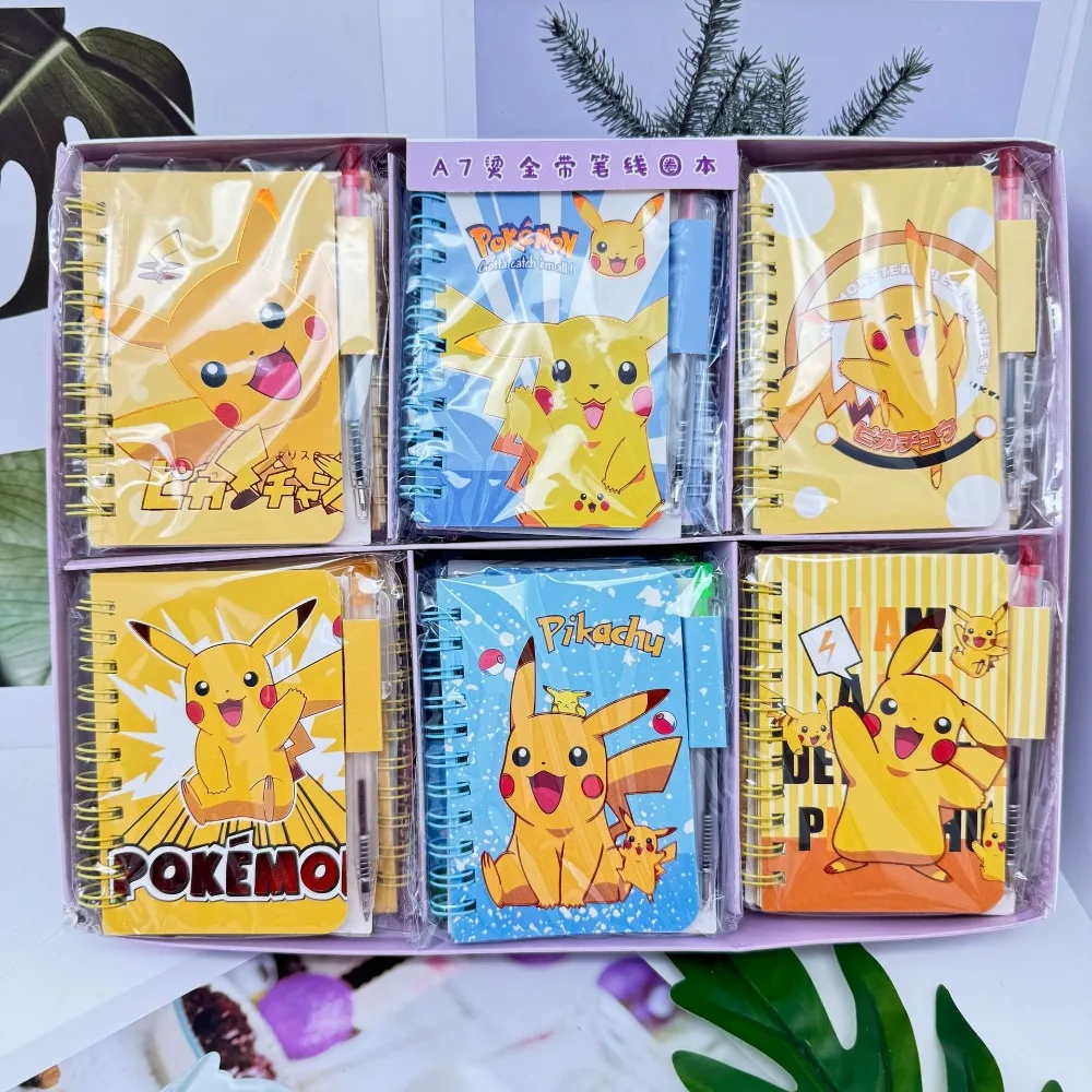 Pokemon Pikachu Notebook Cute Cartoon School Supplies Portable Diary Fashion Office Supplies Coil Book Children Holiday Gift - Image 6