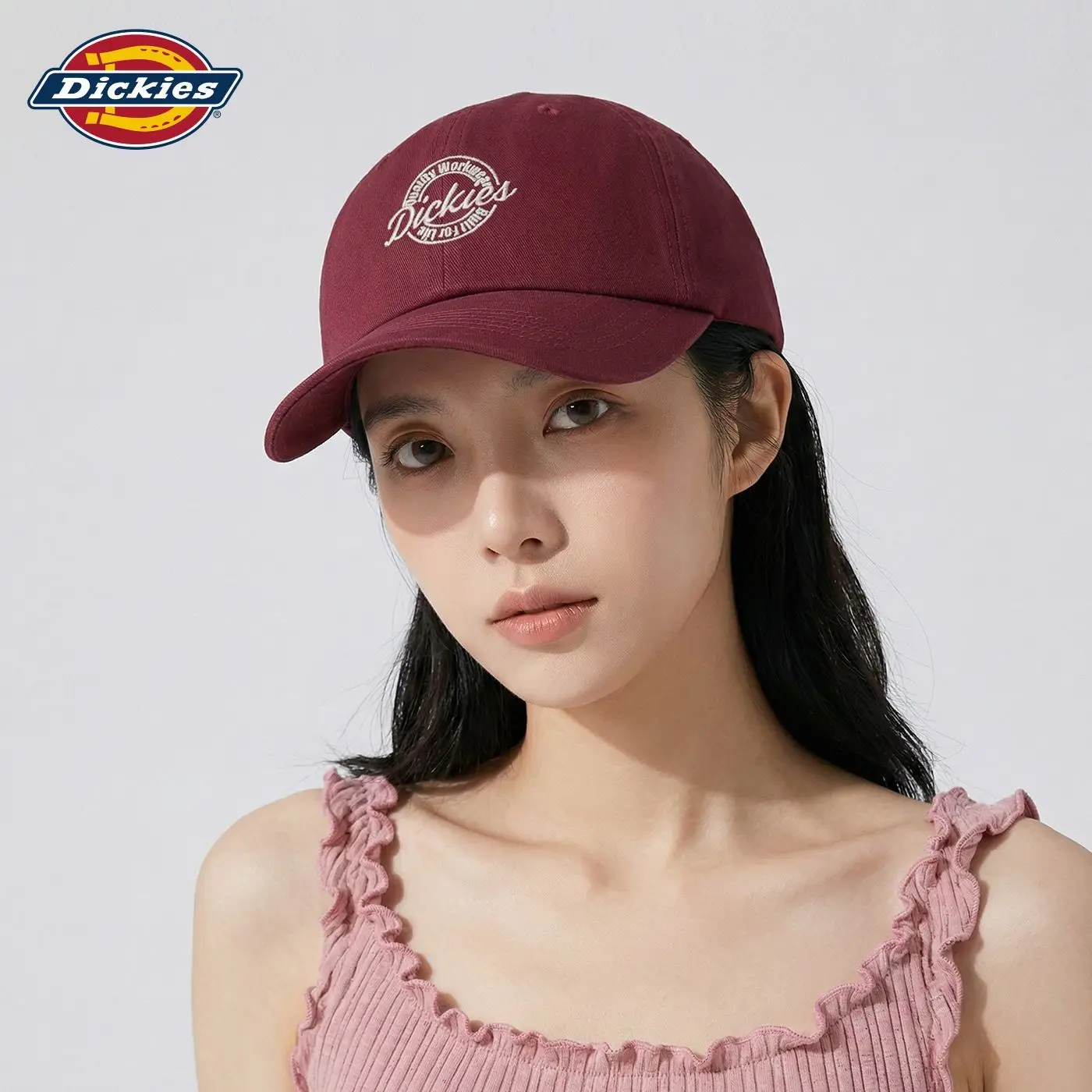 Dickies Classic Embroidered Baseball Cap, Soft Structured Hat, 3D Sun Protection Outdoor Sports Casual Cap