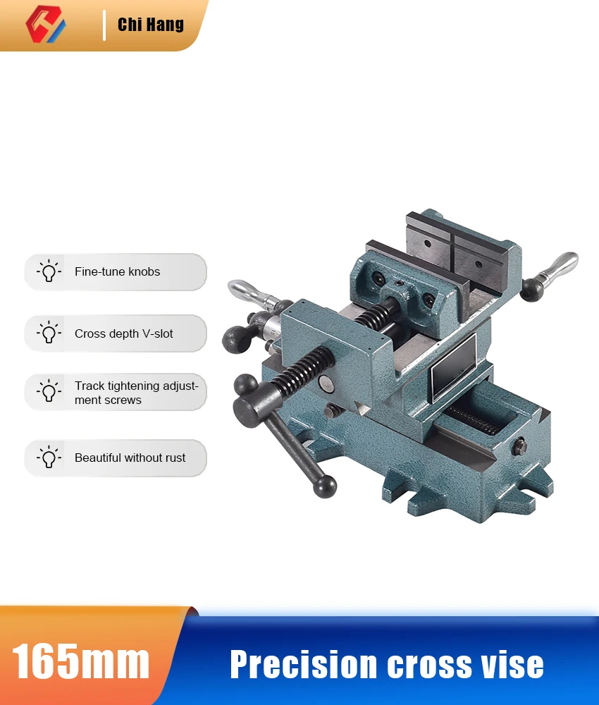 

Heavy Duty Precision Cross Flat Jaw Vice Drilling Machine Variable Milling Machine Two-way Moving Vice Table