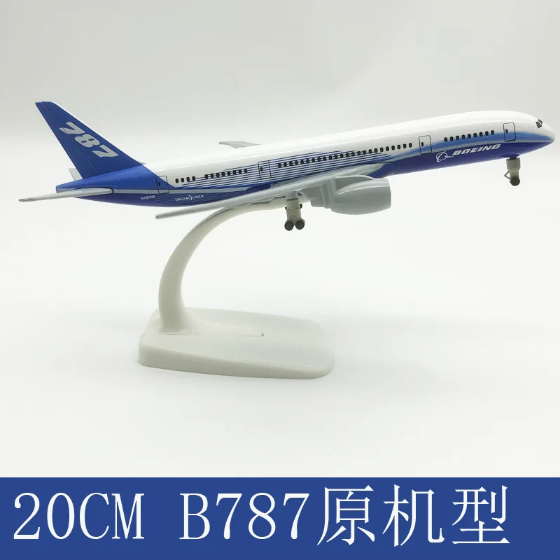 

Diecast Alloy 1/400 Scale Metal Scale Aircraft 20cm B787 Prototype Airlines Airplane Model Planes Toy Airplane For Boys Collect