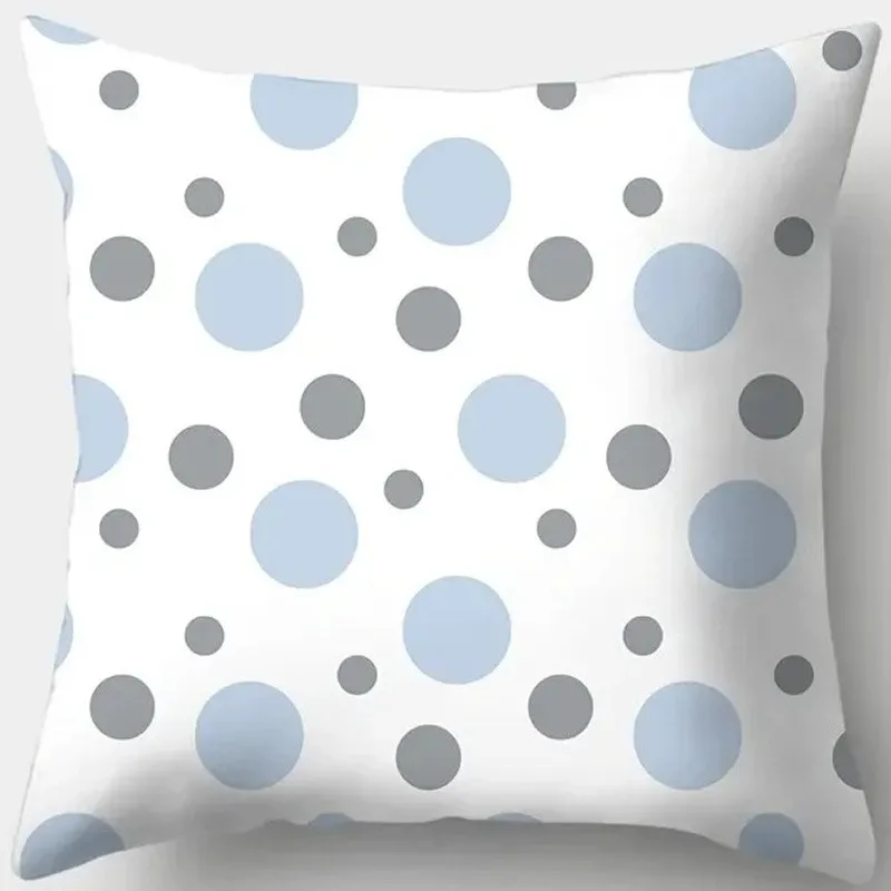 Geometric Patterns: Chevron & Dot & Triangle Pattern Cushion Cover Suitable for Sofa Bedroom Car Pillow Cover