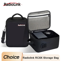 Radiolink RC8X Storage Bag - Hard-Skin Shockproof Case, Portable Hand & Shoulder Carry for FLYSKY Noble NB4 & RC Transmitter
