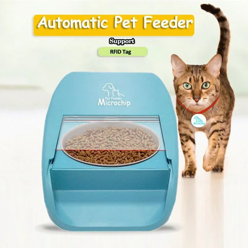Automatic Feeder Microchip RFID Smart Pet Feeder for Cats and Dogs Auto Food Dispenser