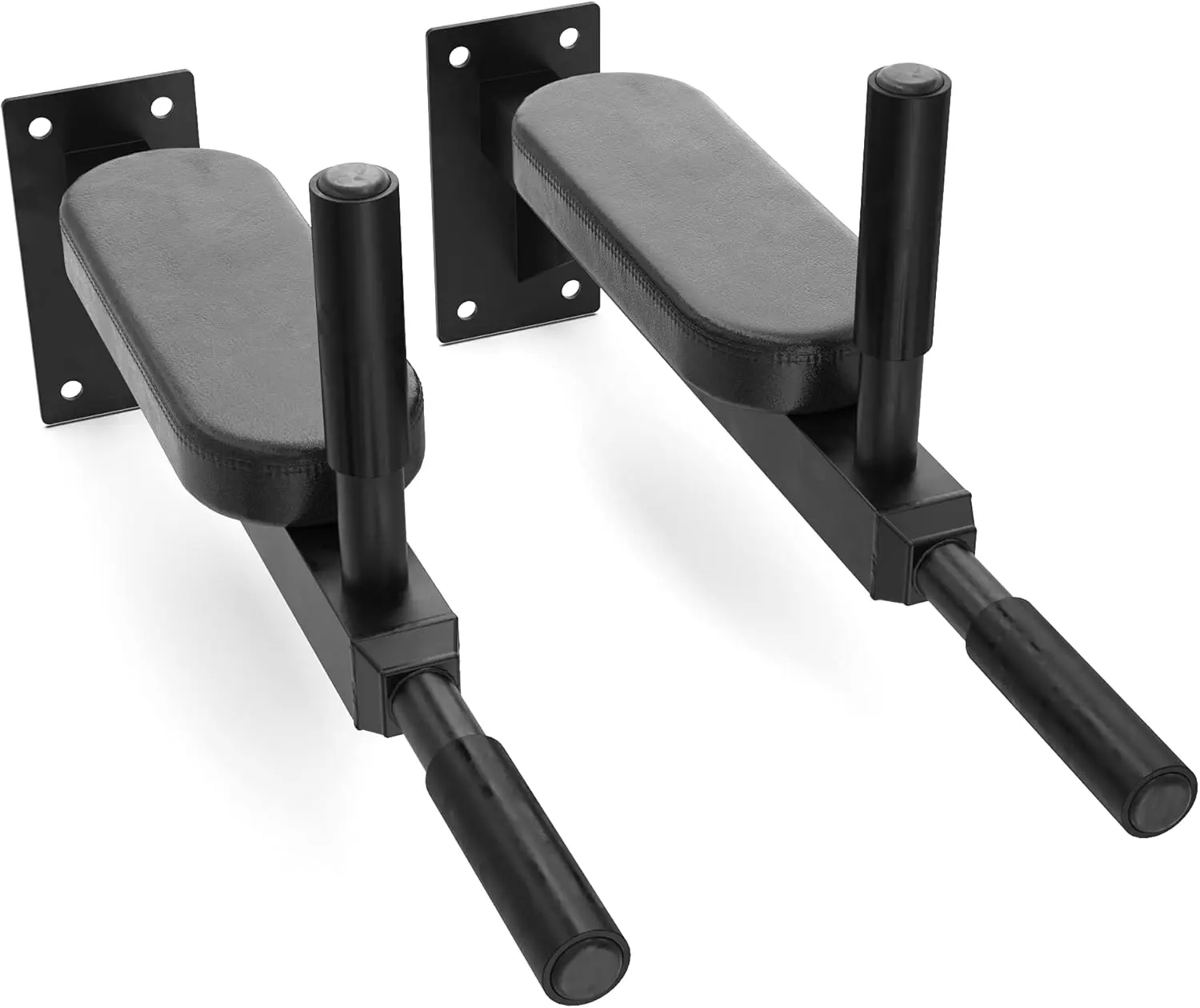 Wall Mounted Dip Station Upper Body Fitness Training Wall Mount Pull up Bar Chin up Bar